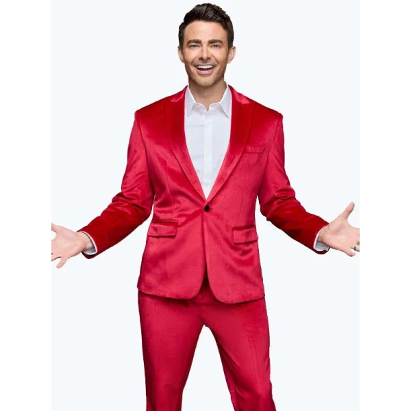 Jonathan Bennett Finding Mr. Christmas Red Suit