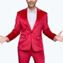 Jonathan Bennett Finding Mr. Christmas Red Suit