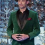 Jonathan Bennett Finding Mr. Christmas S02 Green Blazer