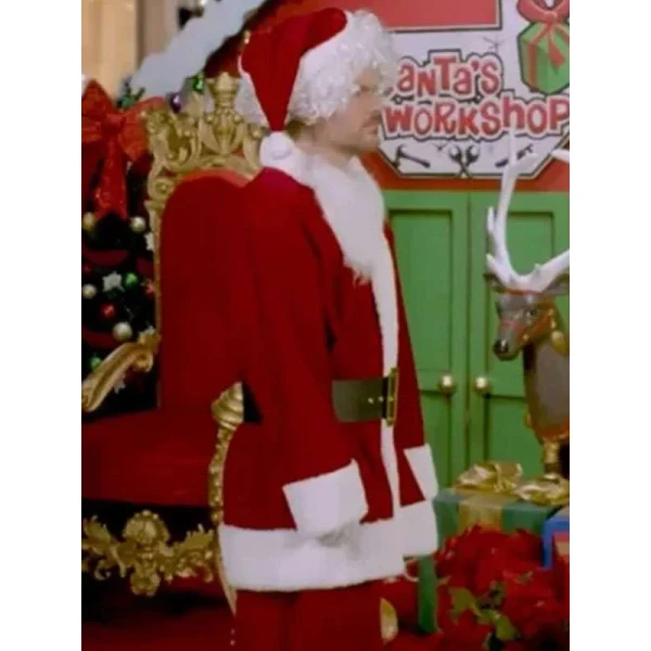 Jordan Laesch Christmas Eve Red Santa Coat