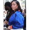Jordyn Woods Knicks Blue Varsity Jacket
