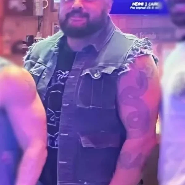 Josh Diogo Peacemaker stylish black Denim Vest