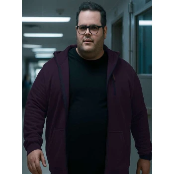 Josh Gad Adulthood Maroon Hoodie