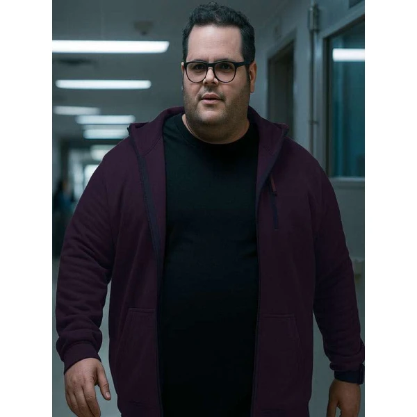 Josh Gad Adulthood Maroon Hoodie
