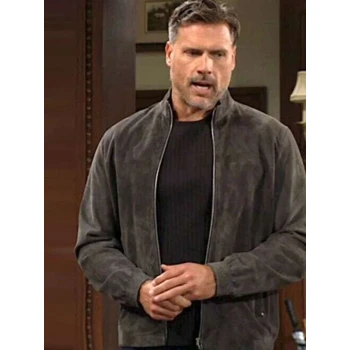 Joshua Morrow Suede Jacket from The Young and the Restless