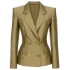 Joy To The World Emmanuelle Chriqui Golden Blazer