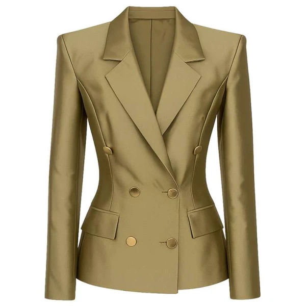 Joy To The World Emmanuelle Chriqui Golden Blazer