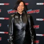 Kali Reis Comic Con 2025 Black Leather Blazer