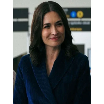 Karolina Wydra Pluribus Blue Corduroy Blazer