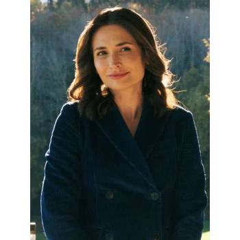 Karolina Wydra Pluribus Blue Corduroy Blazer