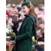 Kate Middleton Green Wool Coat