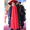 Kate Middleton Horse Guard Parade Red Bow Coat