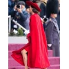Kate Middleton Horse Guard Parade Red Bow Coat