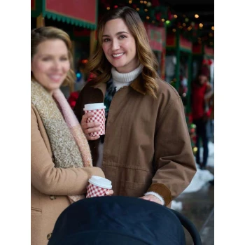 Katherine Barrell The Christmas Baby Brown Jacket