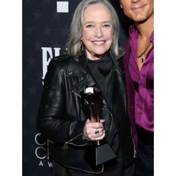 Kathy Bates Matlock Black Leather Jacket