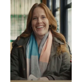 Katie Leclerc A Cherry Pie Christmas Green Jacket