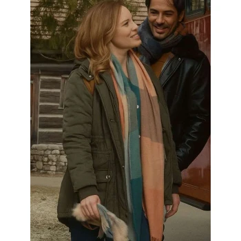 Katie Leclerc A Cherry Pie Christmas Green Jacket