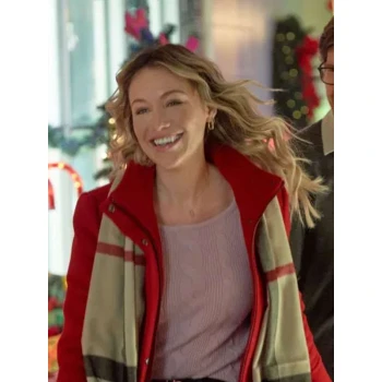 Katrina Bowden The Most Colorful Time of the Year Red Coat