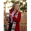 Katrina Bowden The Most Colorful Time of the Year Red Coat Katrina Bowden The Most Colorful Time of the Year Red Coat