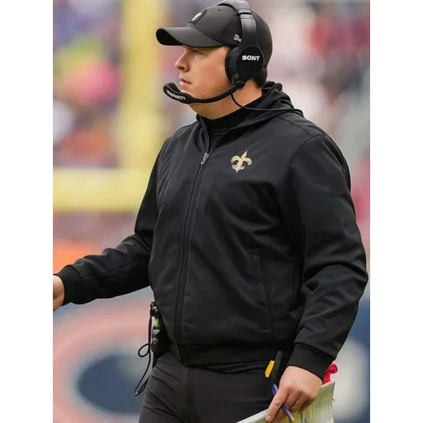 Kellen Moore Black Hooded Jacket