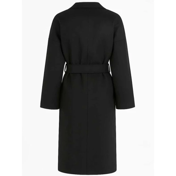 Kendall Jenner NYC SoHo Black Wool Coat