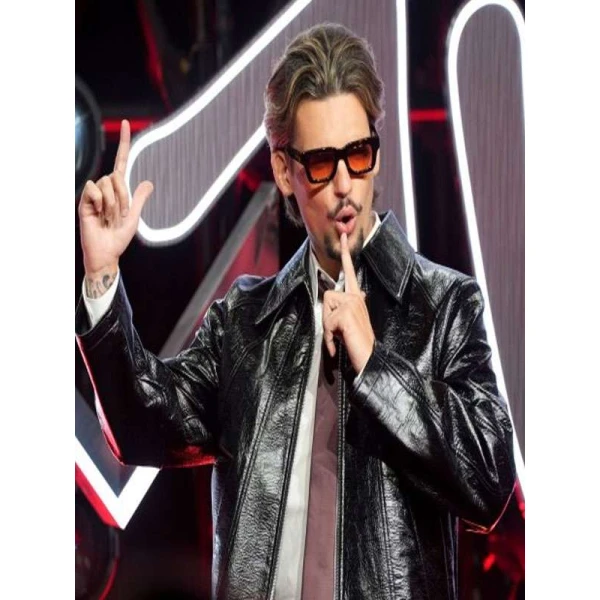 Kevan Kenney MTV Awards Black Leather Jacket