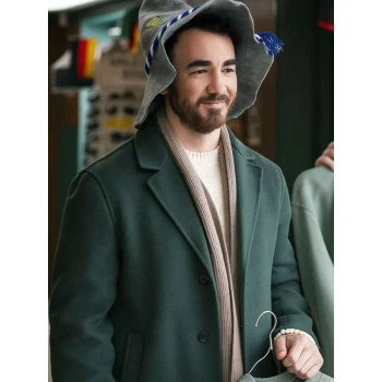 Kevin Jonas A Very Jonas Christmas Movie Green Coat