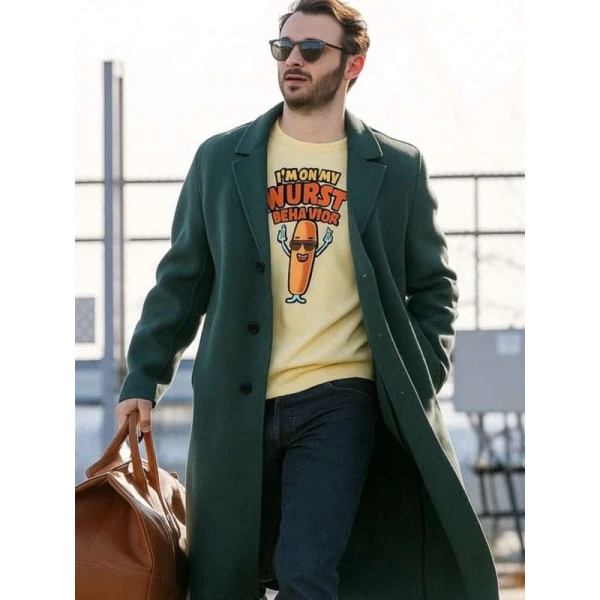 Kevin Jonas A Very Jonas Christmas Movie Green Coat