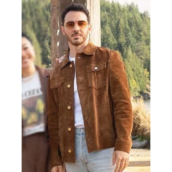 Kevin Jonas Camp Rock 3 Brown Leather Jacket