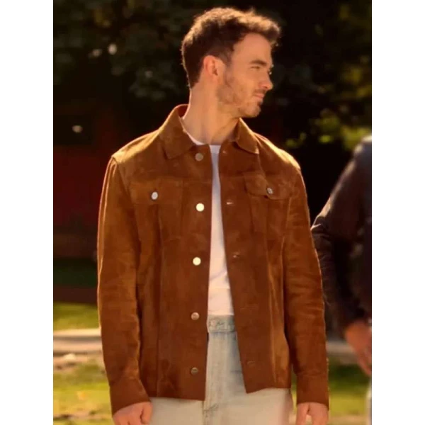 Kevin Jonas Camp Rock 3 Brown Leather Jacket