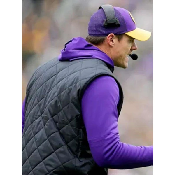 Kevin O’Connell Black Quilted Vest