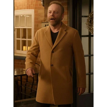 Kiefer Sutherland Tinsel Town Brown Coat
