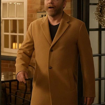 Kiefer Sutherland Tinsel Town Brown Coat