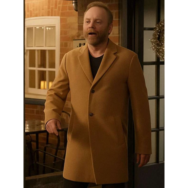 Kiefer Sutherland Tinsel Town Brown Coat