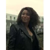 Kirby Howell-Baptiste The Sandman S02 Leather Coat