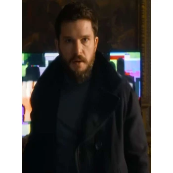 Kit Harington The Family Plan 2 Black Coat