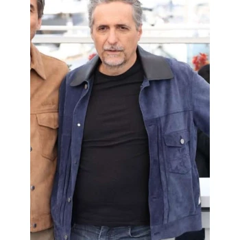 Kleber Mendonça Filho The Secret Agent Suede Leather Jacket