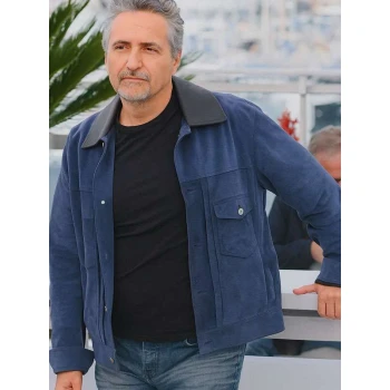 Kleber Mendonça Filho The Secret Agent Suede Leather Jacket