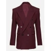 Kris Jenner The Kardashians Maroon Blazer