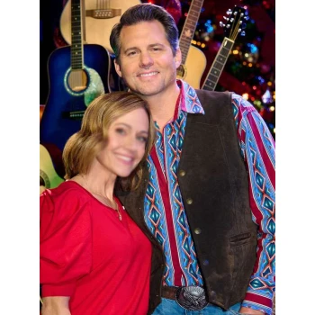 Kristoffer Polaha A Grand Ole Opry Christmas Brown Vest