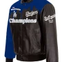 LA Dodgers Champions 2025 Leather Jacket
