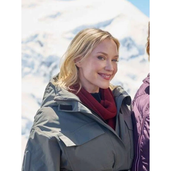 Laci J Mailey An Alpine Holiday Grey Jacket