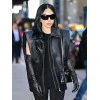 Lady Gaga The Late Show Black Leather Vest