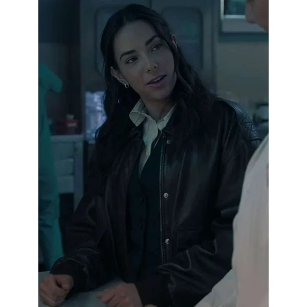Lala Dominguez NCIS Origins Bomber Leather Jacket