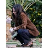 Lala Dominguez NCIS Origins Brown Blazer