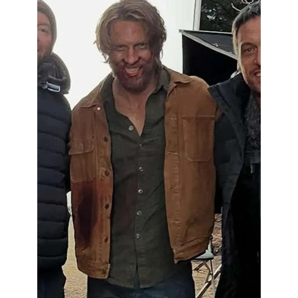 Forgive Us All Lance Giles Stylish Brown Jacket for Men