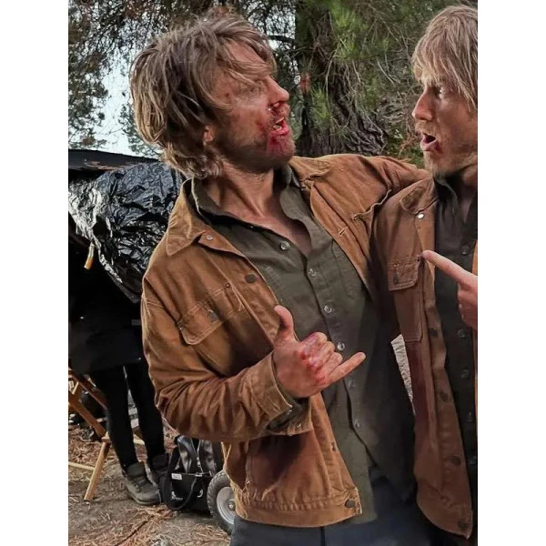 Forgive Us All Lance Giles Stylish Brown Jacket for Men