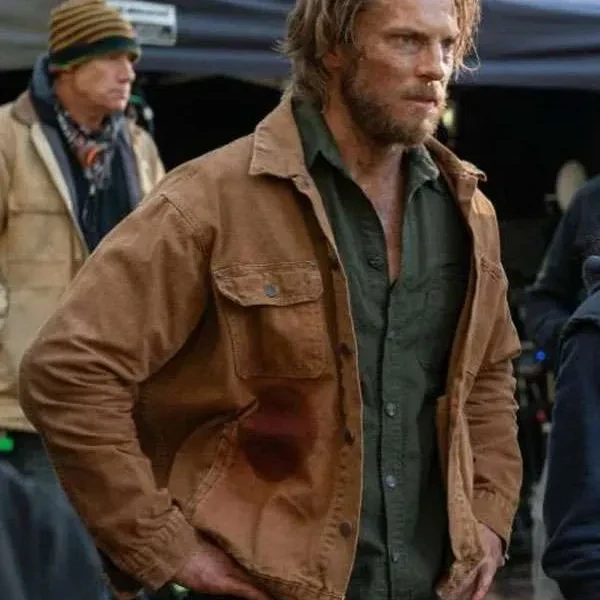 Forgive Us All Lance Giles Stylish Brown Jacket for Men