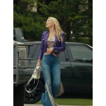 Landman S02 Ali Larter Cropped Leather Jacket