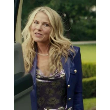 Landman S02 Ali Larter Cropped Leather Jacket